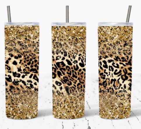 Leopard/Cheetah Print - Spring Sunflower