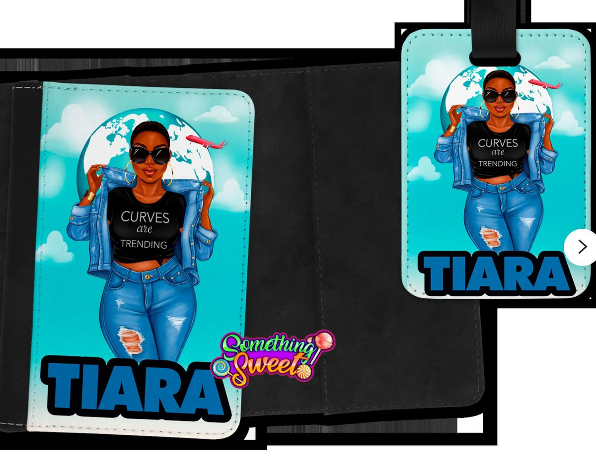 Catch Flights Not Feeling Customized Passport Cover or Luggage Tag