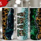 20oz Insulated Stainless Steel Travel Tumbler with lid MAMA (Cow Girl Hide Wrap)
