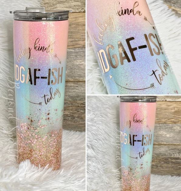 Feeling IDGAF-ish -  20oz Insulated Stainless Steel Travel Tumbler