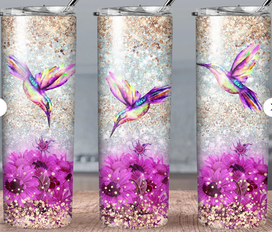 Pink Mockingbird - 20oz Insulated Stainless Steel Travel Tumbler
