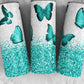 Teal Butterflies- 20oz Insulated Stainless Steel Travel Tumbler
