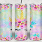 Colorful Unicorn- 20oz Insulated Stainless Steel Travel Tumbler